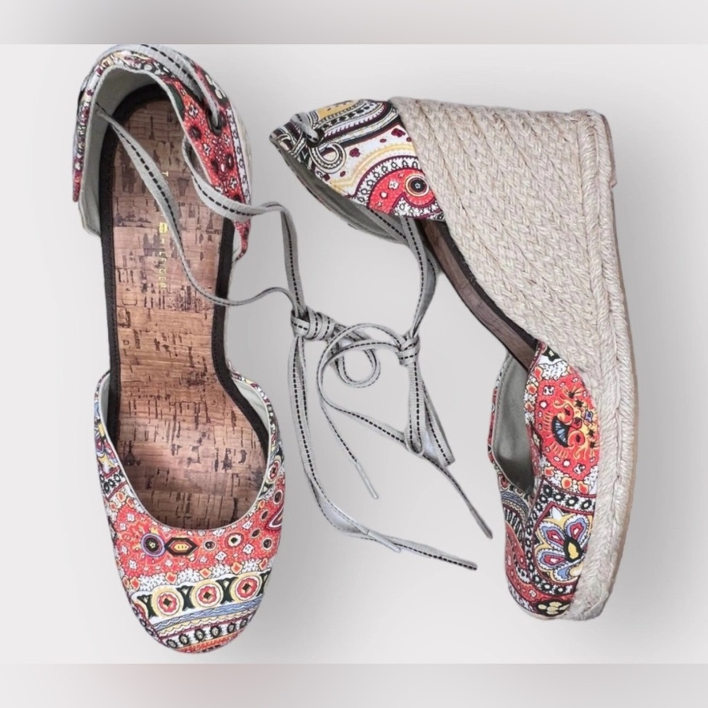 Tommy Hilfiger Moroccan Paisley Wedges